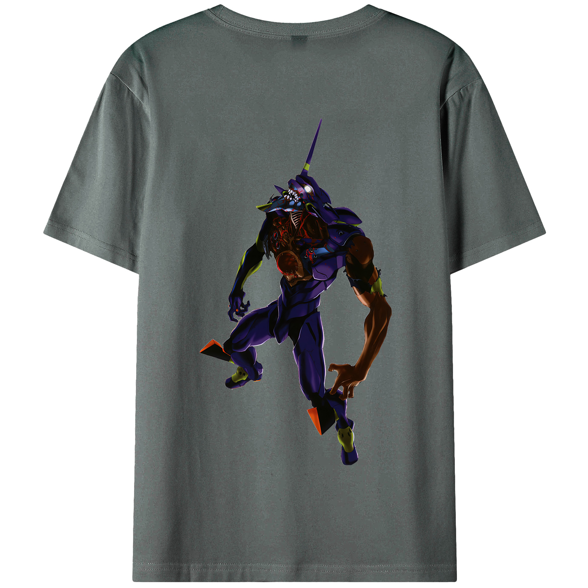 （画像用） EVA 新世紀エヴァンゲリオン 綿100％半袖Tシャツ（背面プリント）